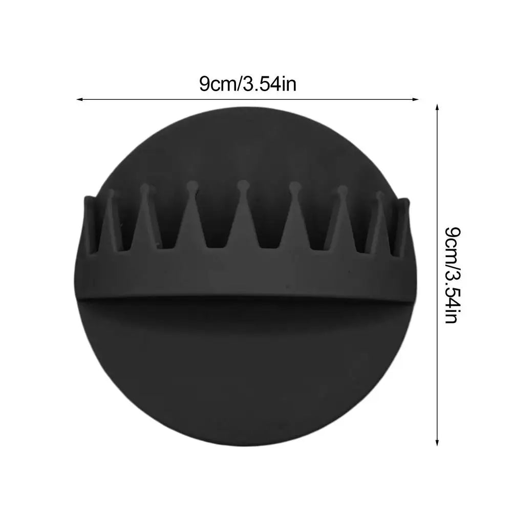 Wall Mounted Suction Shower Hair Collector in Black